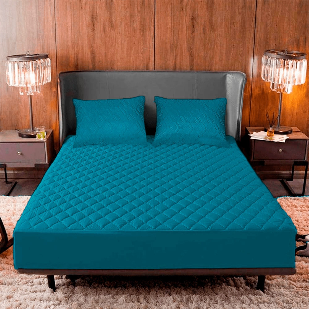 Protector Acolchado + Forros de almohadas - Tienda De 1 - Click