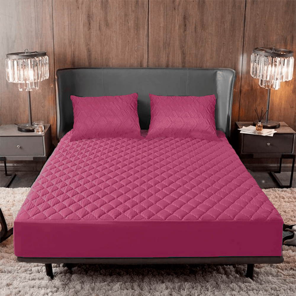 Protector Acolchado + Forros de almohadas - Tienda De 1 - Click
