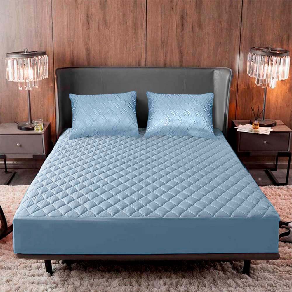 Protector Acolchado + Forros de almohadas - Tienda De 1 - Click