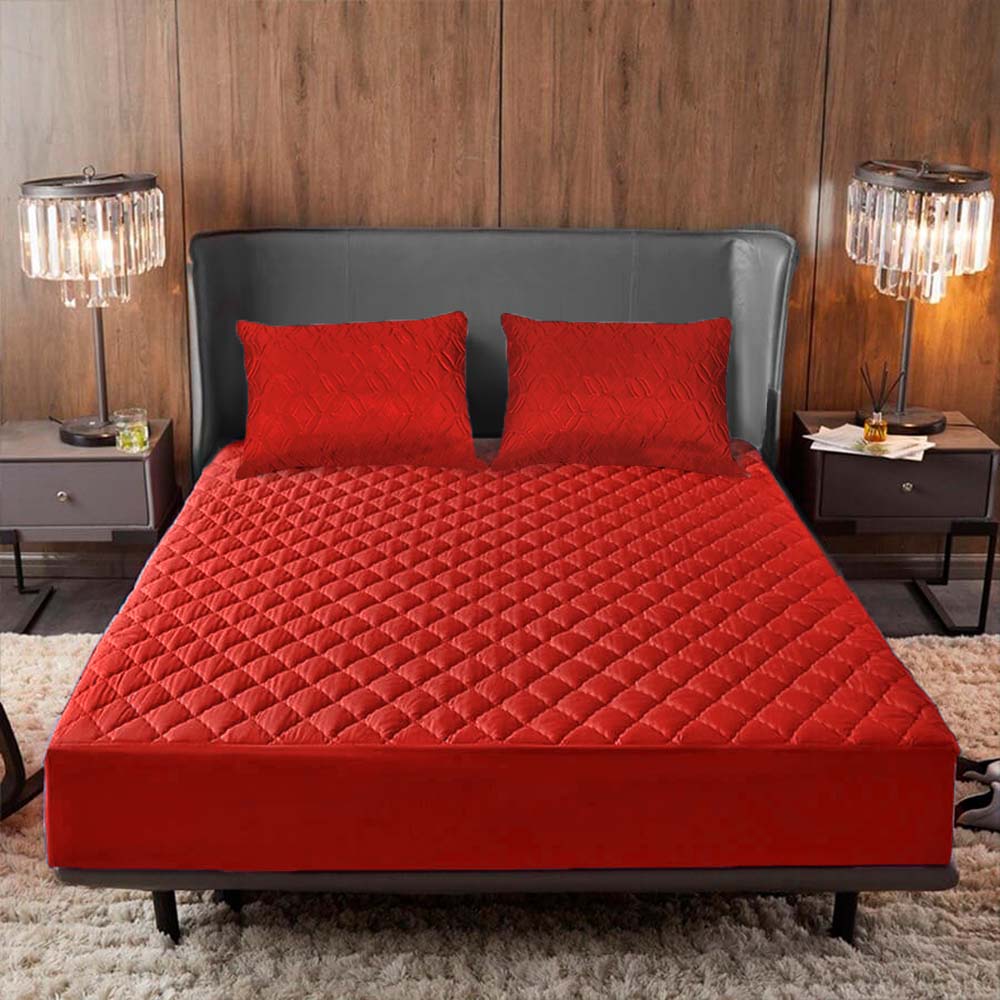 Protector Acolchado + Forros de almohadas - Tienda De 1 - Click