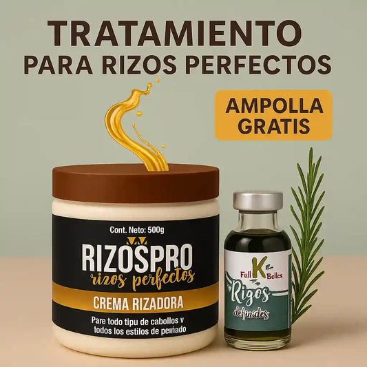 RizosPro – Crema RIZADORA 500 gm + Ampolla GRATIS - Tienda De 1 - Click